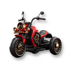 GENERAC - Moto Eléctrica Montable Juguete Niños Bateria Auto Contol Remoto Rojo