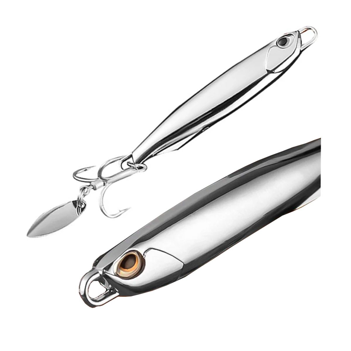 GENERICO - Señuelo Pesca Chispa Hierro Galvanizado Giratorio De 30g