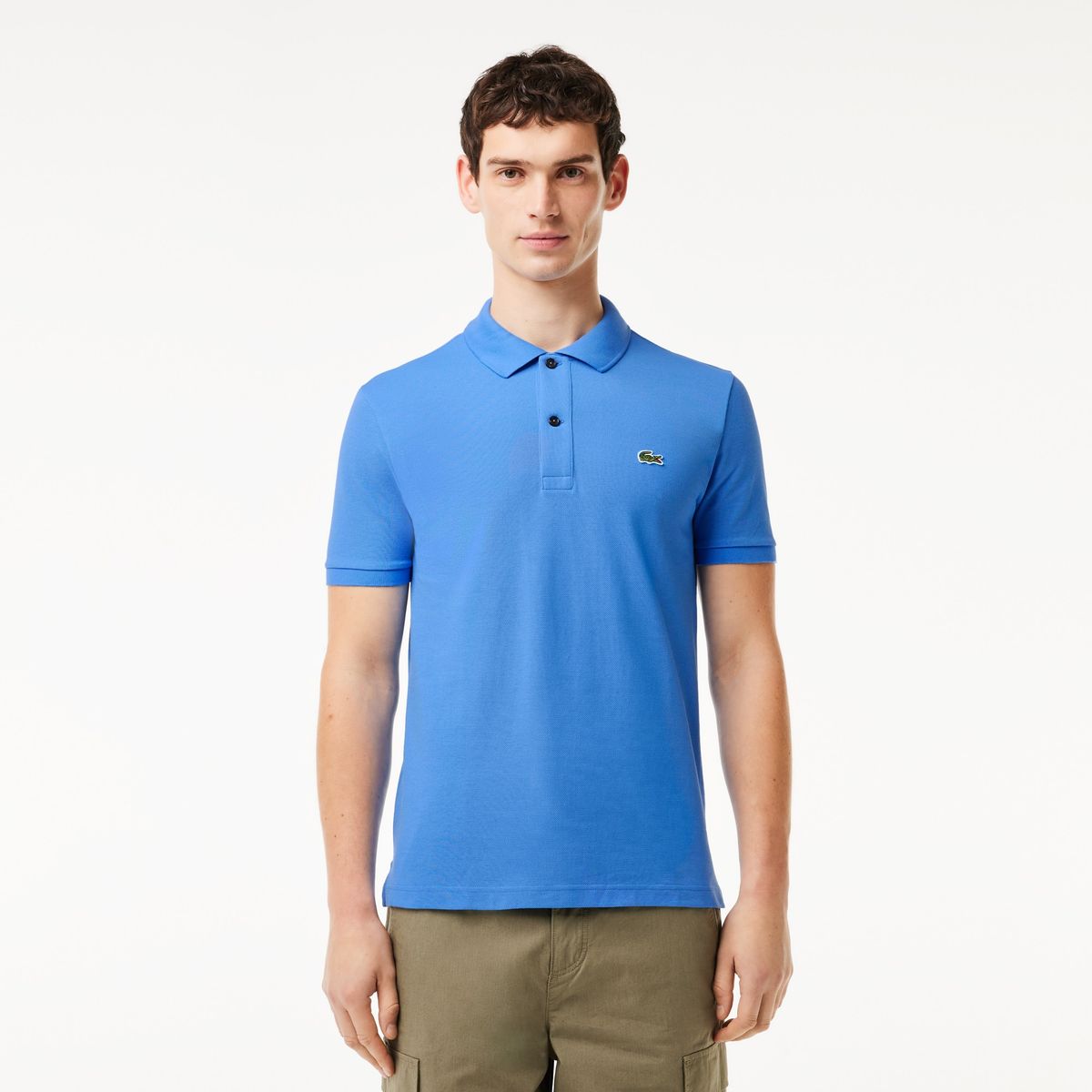 LACOSTE - Polera Polo Lacoste PH4012 Hombre Celeste LACOSTE