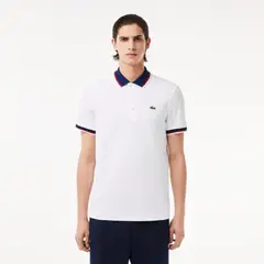 LACOSTE - Polera Polo Algodón Hombre PH3461 Blanco