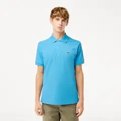 LACOSTE - Polera Polo L1212 Hombre Celeste