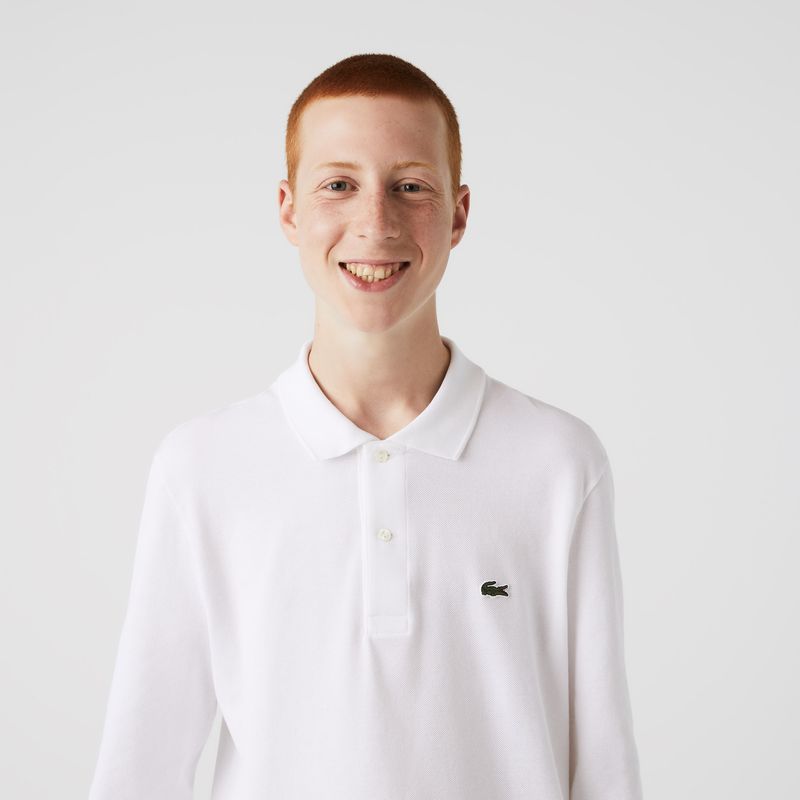 LACOSTE - Polera Polo Lacoste L1312 Hombre Blanco LACOSTE