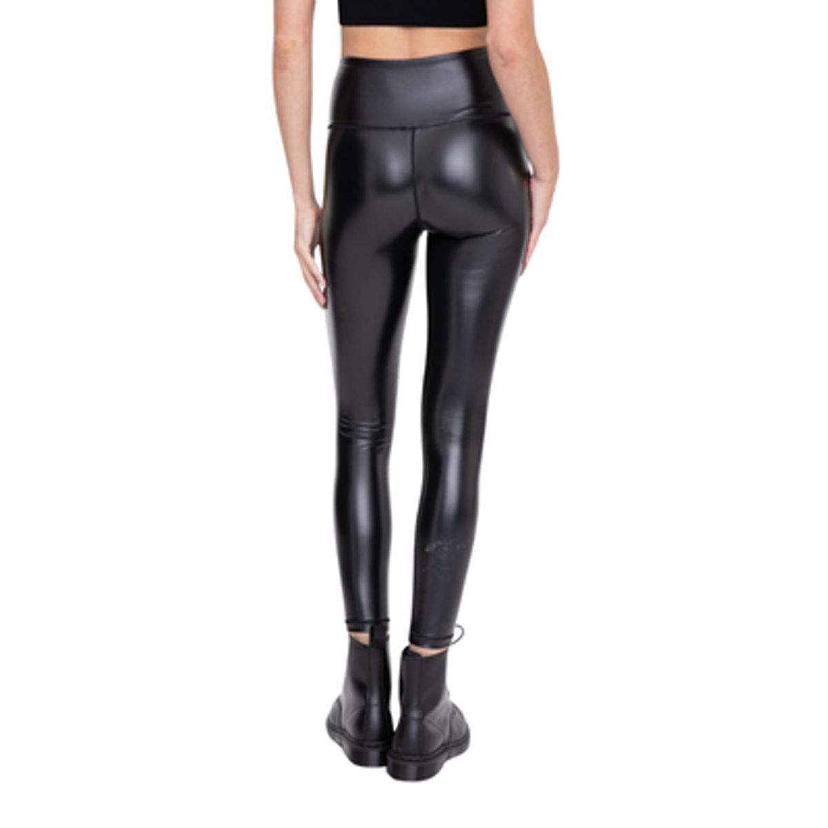 CAPRICHOSA - Calzas cuerina negras