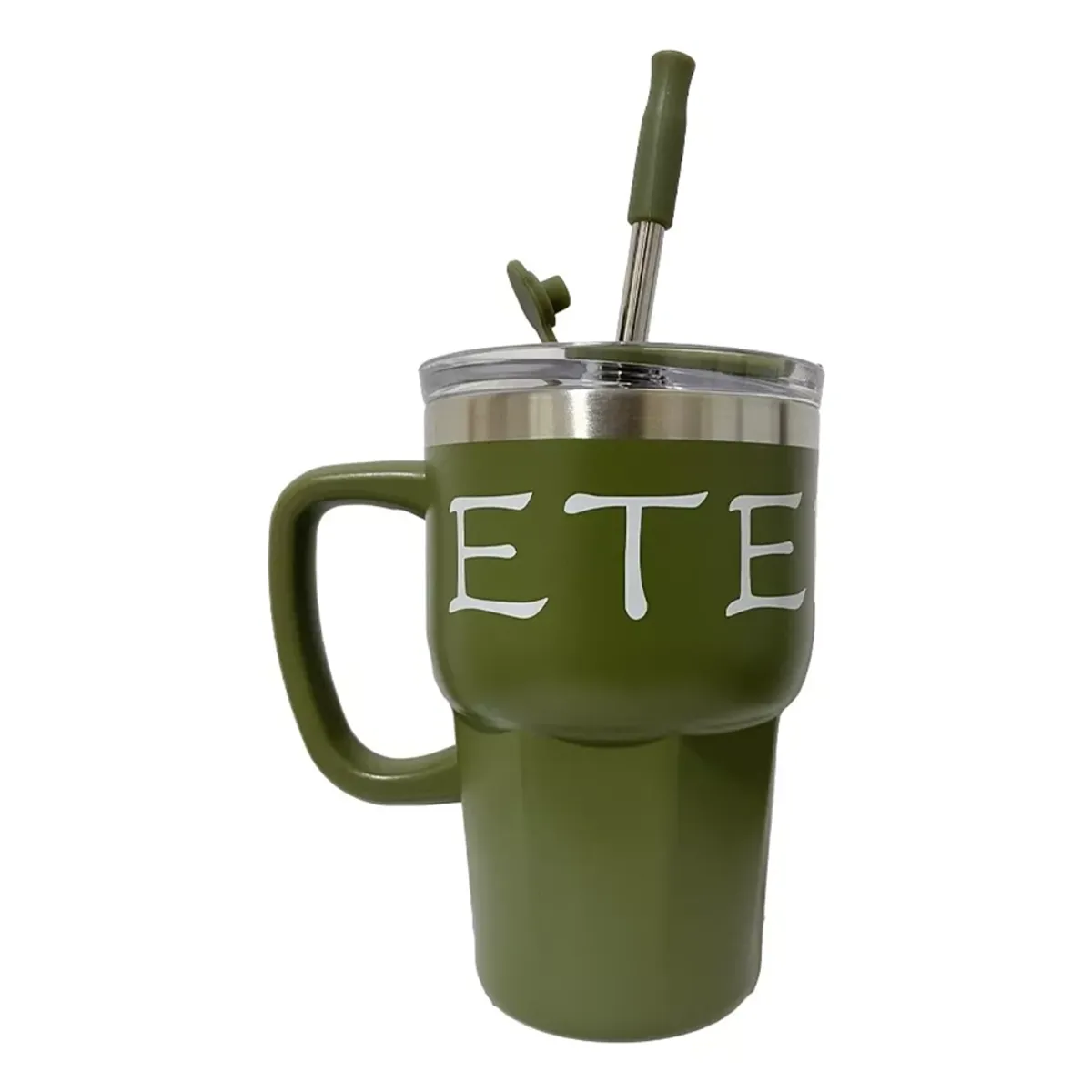 GENERICO - Mug Termico Portatil Acero Inoxidable 600 Ml verde
