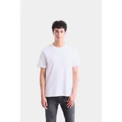 VELEZ - Vélez Camiseta Micropima Arizona Hombre Semi Ajustada Blanco