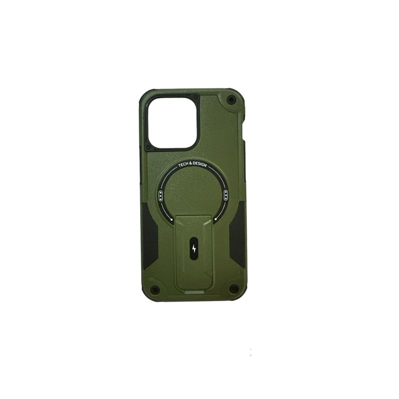 JOIGO - Carcasa Tipo Armor Magsafe Para iPhone 15 Pro Max Verde