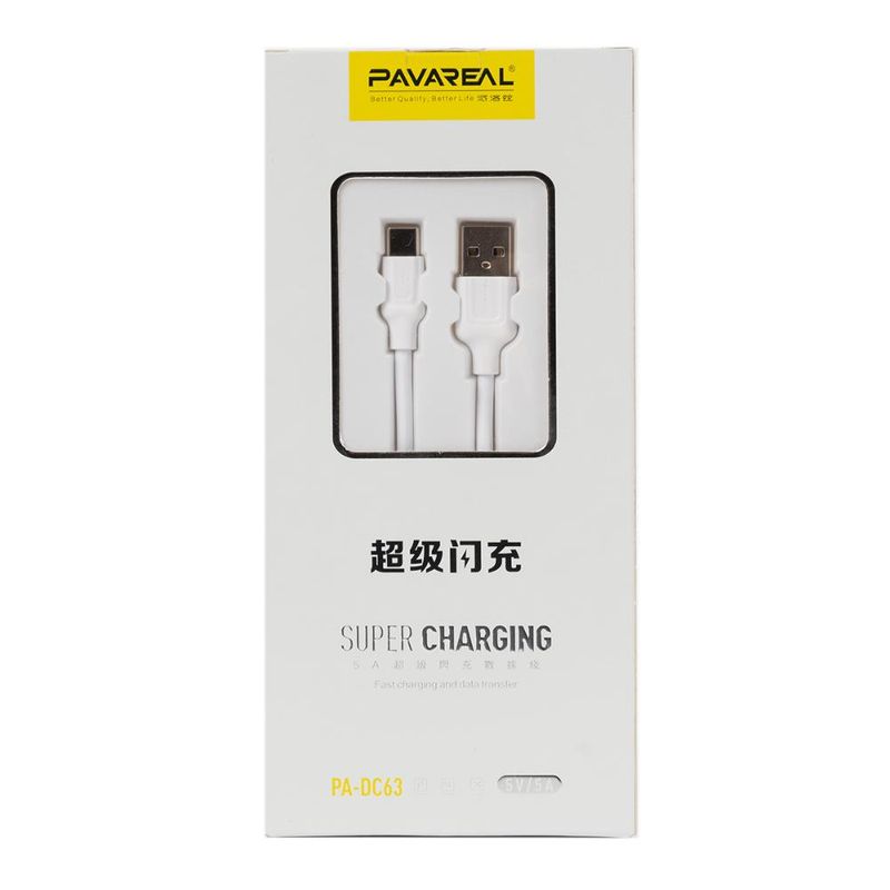 GENERICO - Cable de Carga Rápida USB a Tipo C - Blanco