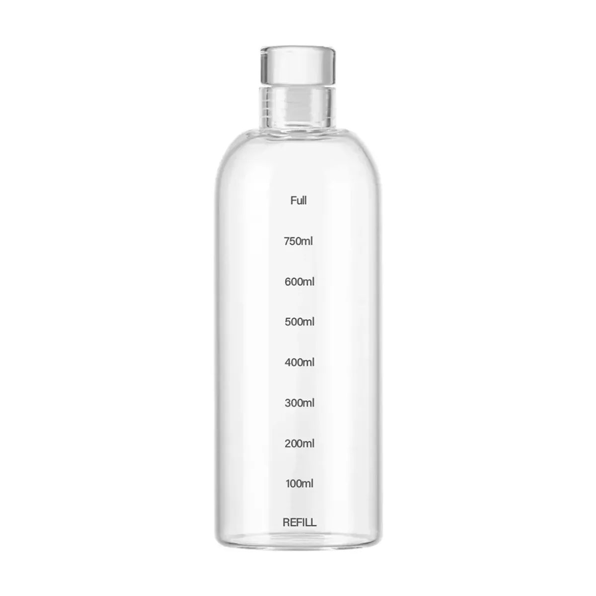 GENERICO - Botella Vidrio Con Tapa 750ml