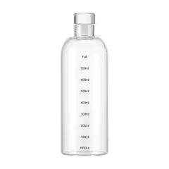 GENERICO - Botella Vidrio Con Tapa 750ml