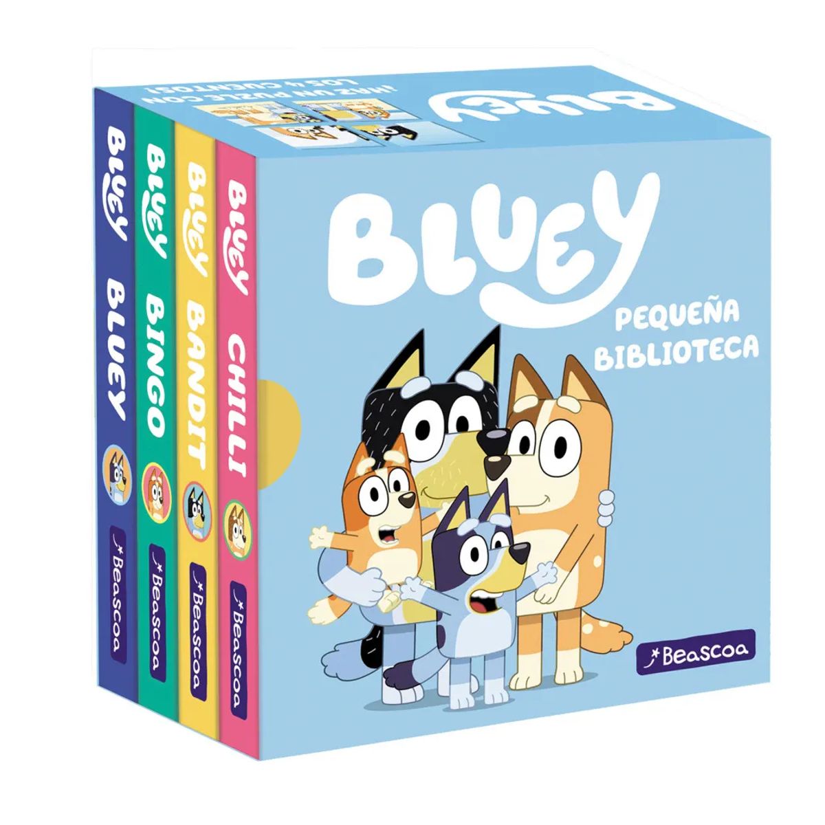 BEASCOA - Pack Bluey - Pequeña biblioteca - 4 vol - BBC Studios