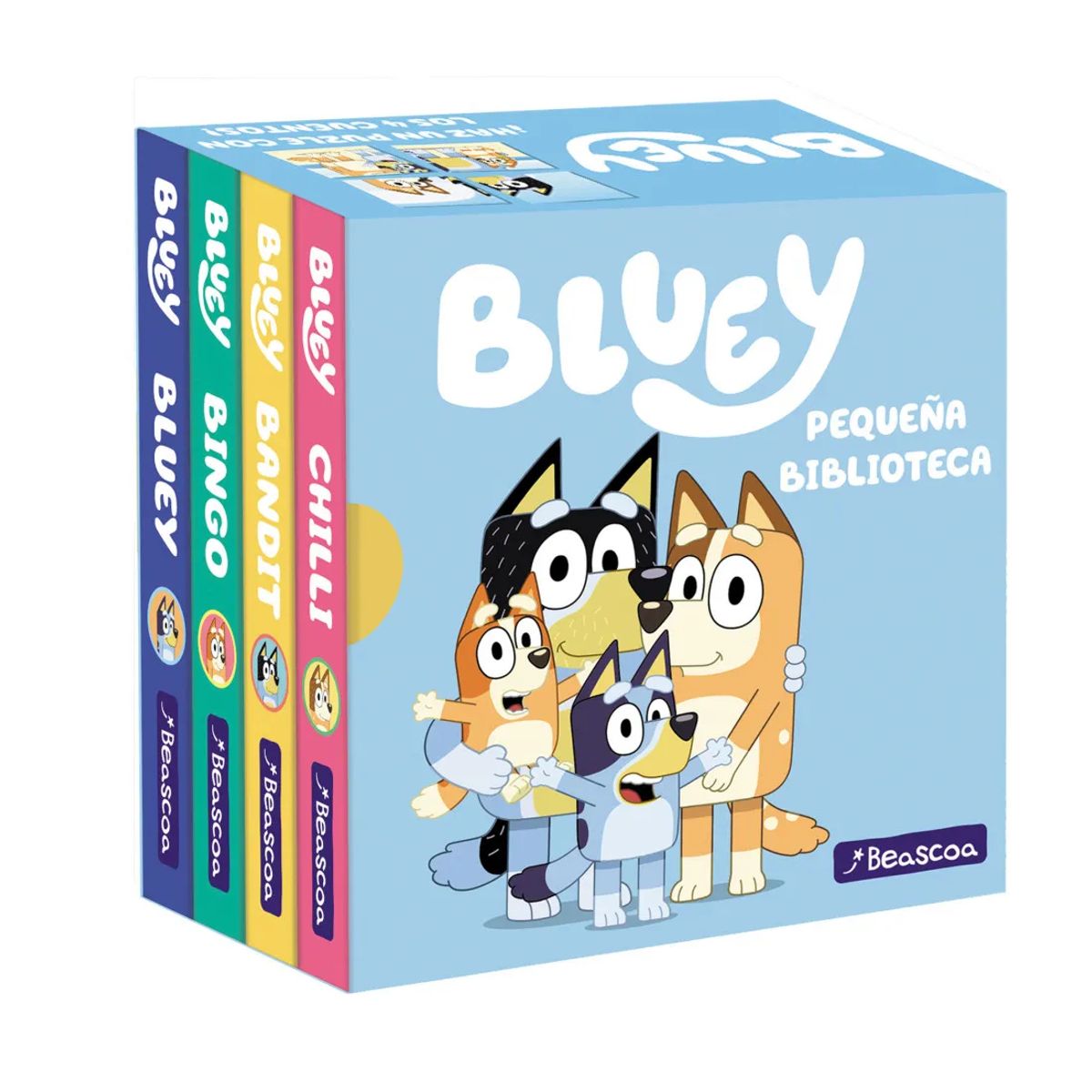 BEASCOA - Pack Bluey - Pequeña biblioteca - 4 vol - BBC Studios