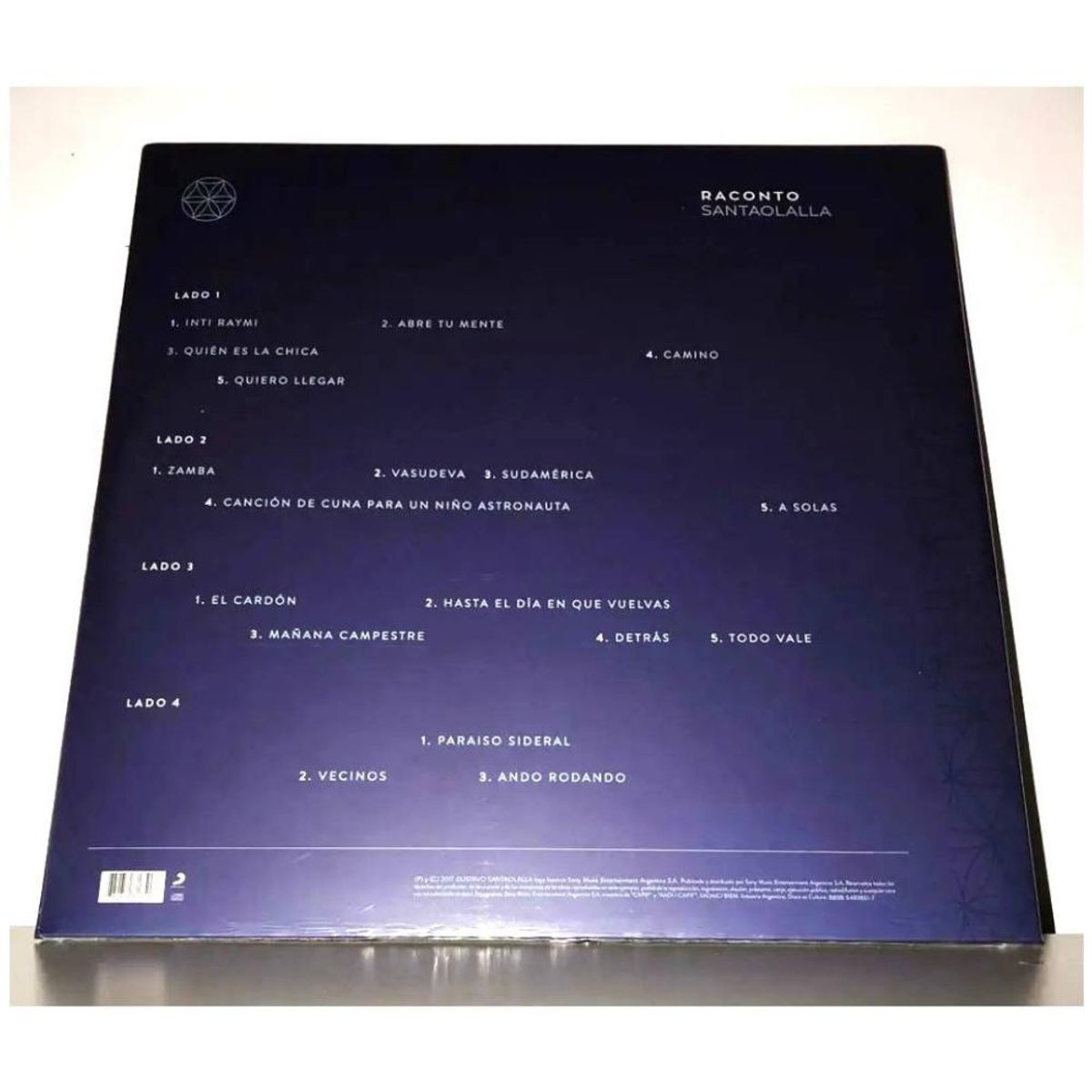 HITWAY MUSIC - GUSTAVO SANTAOLALLA - RACONTO (2LP) - VINILO HITWAY MUSIC