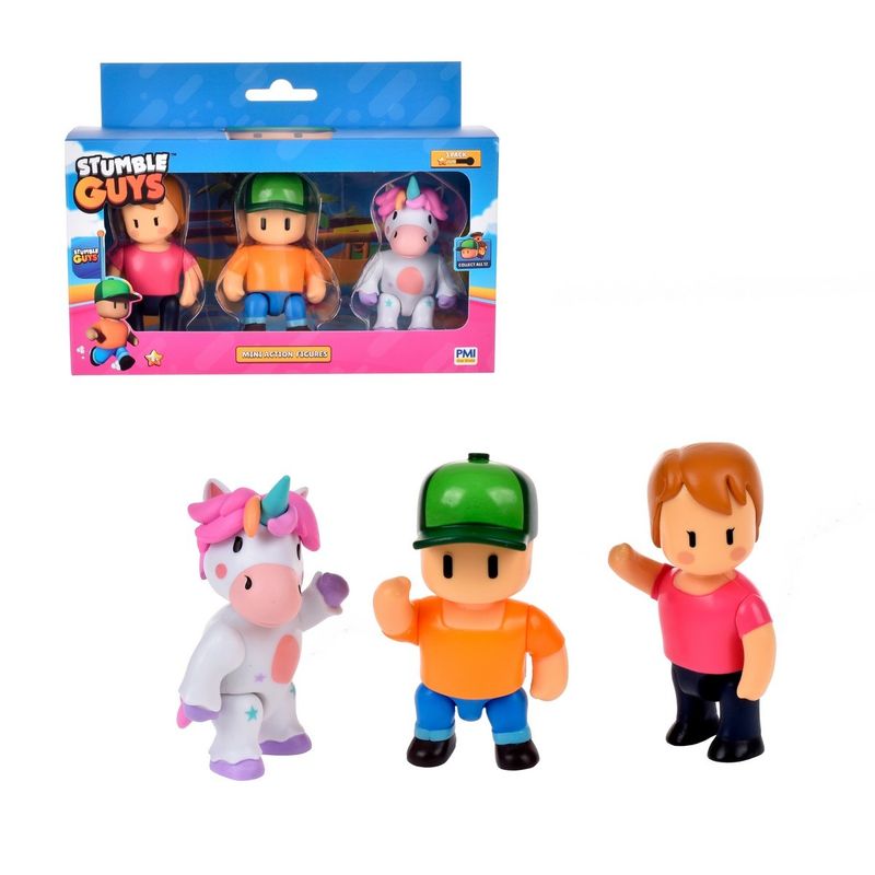 ANSALDO - PACK 3 FIGURAS ARTICULADAS STUMBLE GUYS - MR. STUMBLE