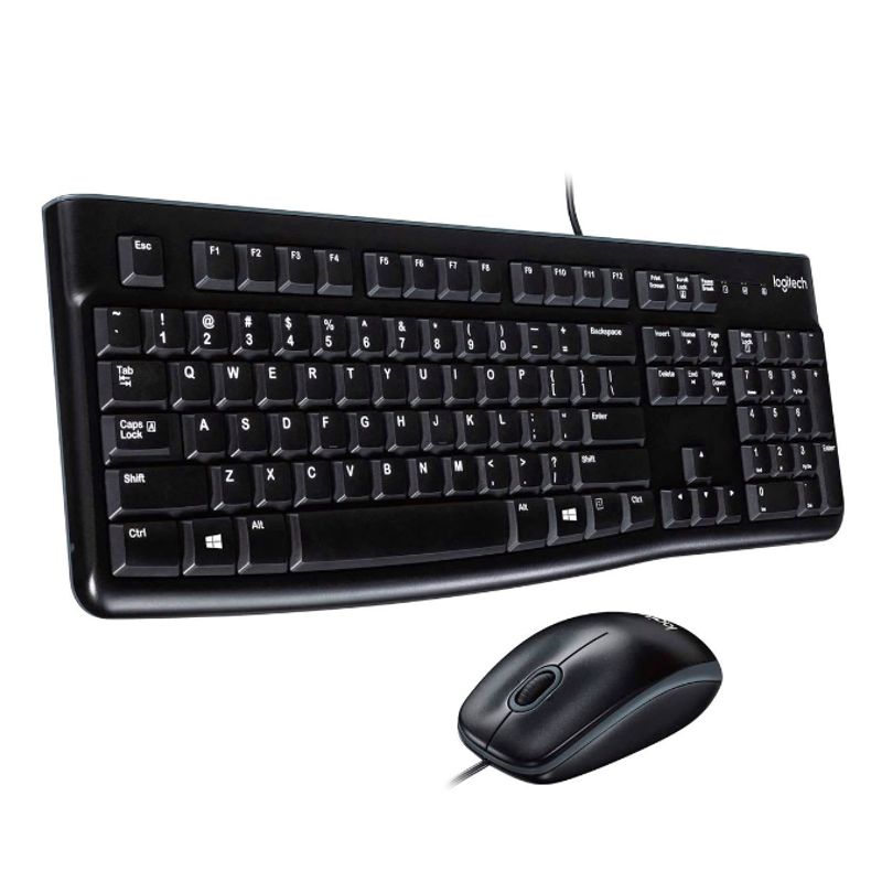 LOGITECH - Kit de Teclado y Mouse alámbrico Logitech MK120