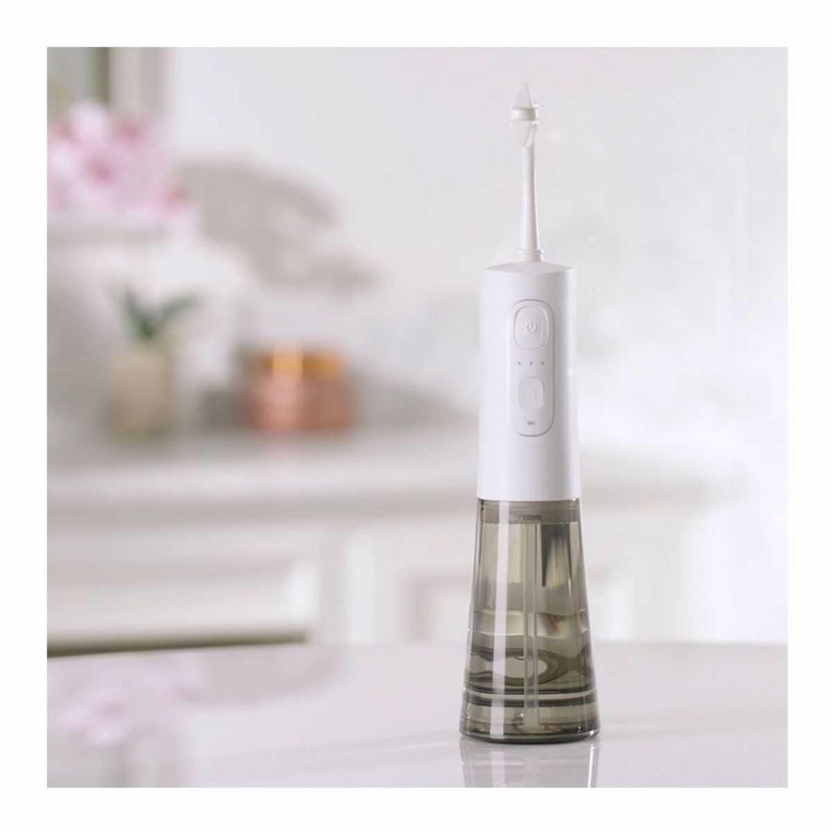 MIRACLE SMILE - Irrigador dental Miracle Smile + 3 Cabezales
