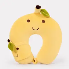 HOMESTAR - Almohada de cuello tipo U con diseño de banana