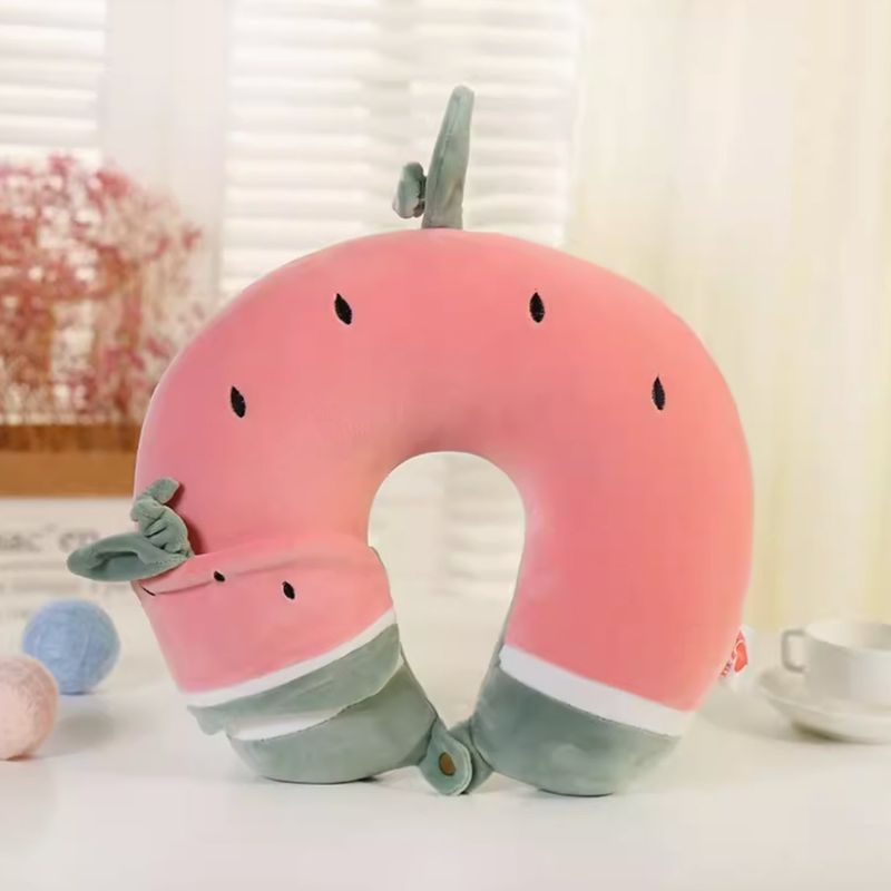 HOMESTAR - Almohada de Cuello Colores Frutas Diferentes