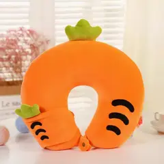 HOMESTAR - Almohada de Cuello Colores Frutas Diferentes