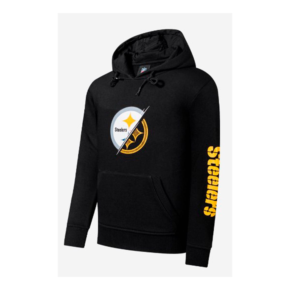 NFL - Poleron NFL Pittsburgh Steelers Negro de Niños.-