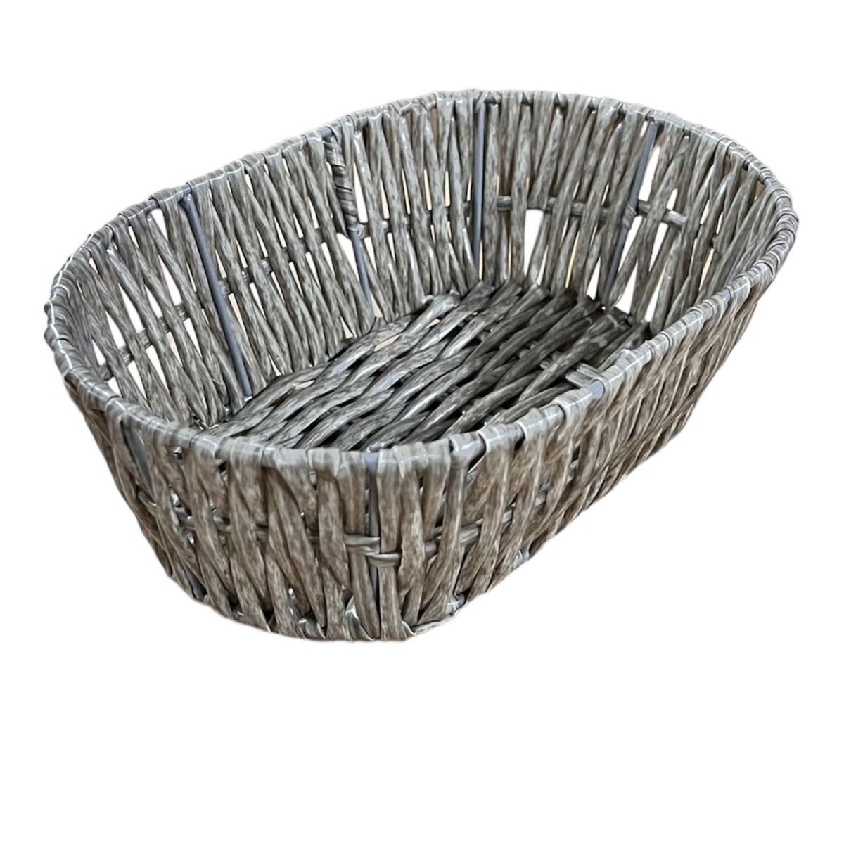 GENERICO - Bandeja Cesta De Ratan Cesta Tejida Ovalada Grande
