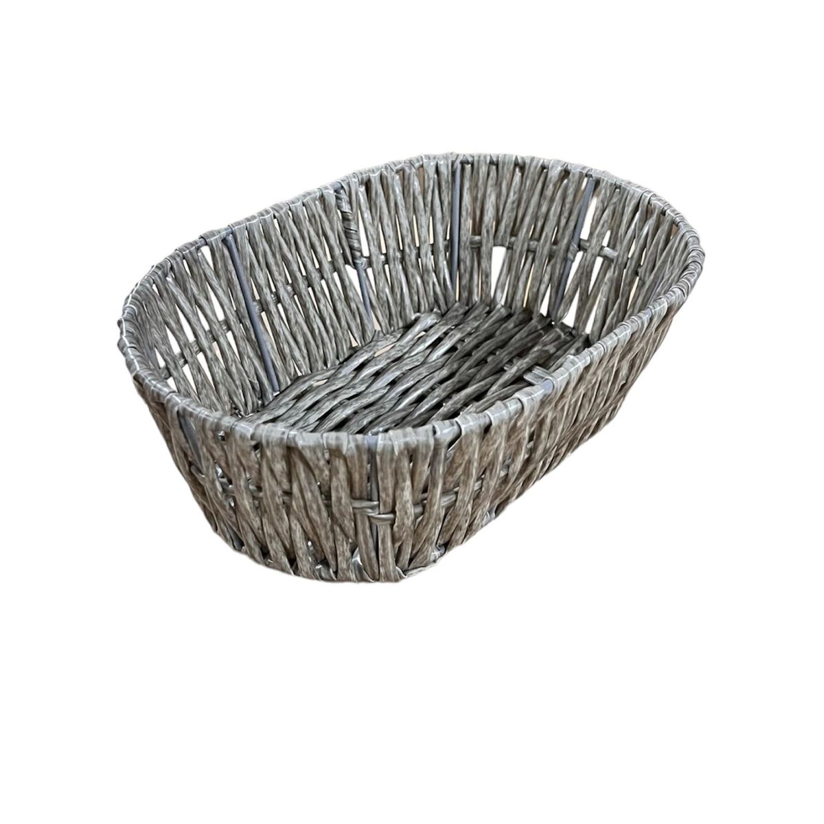 GENERICO - Bandeja Cesta De Ratan Cesta Tejida Ovalada Grande