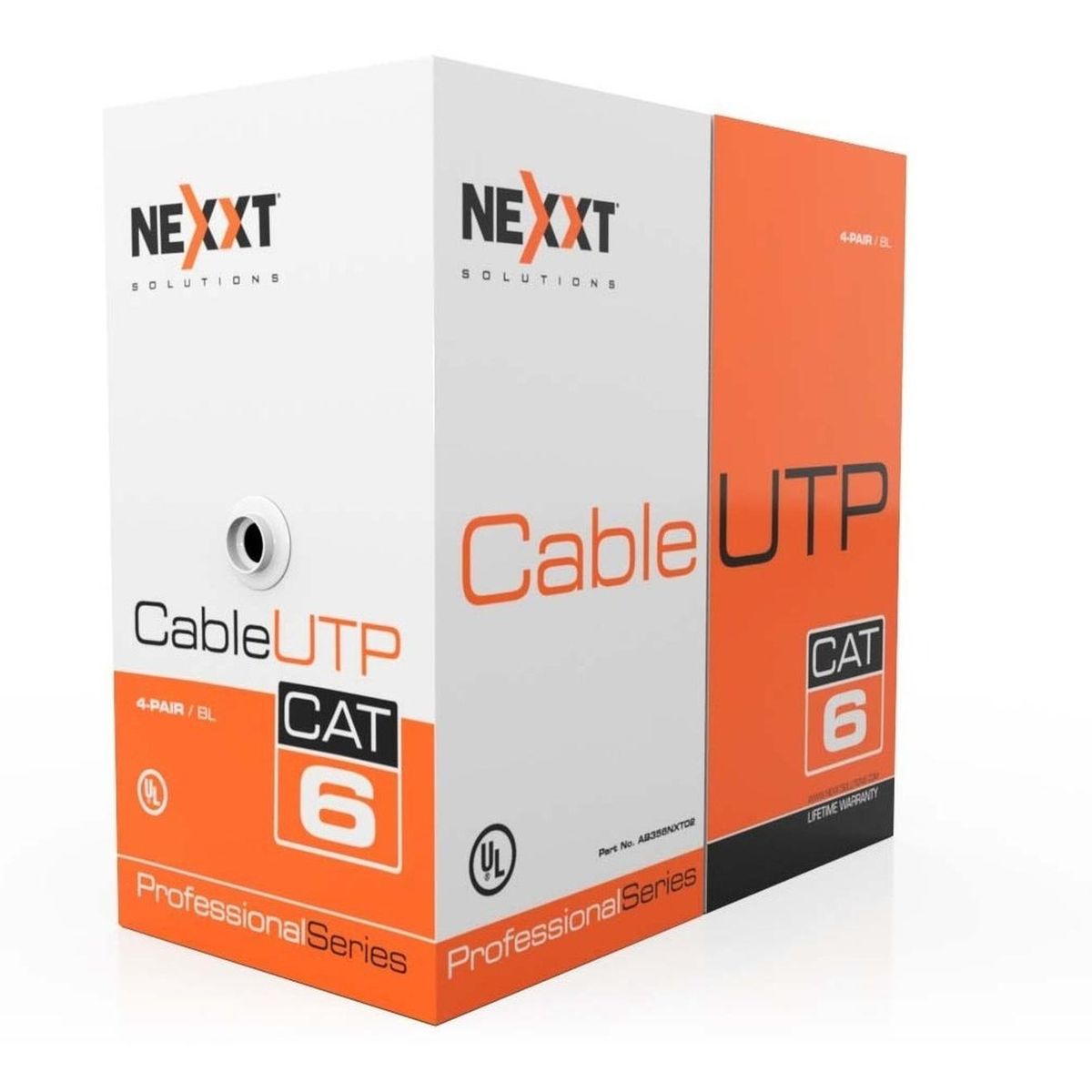 NEXXT SOLUTIONS - Bobina De Cable Red Cat6 Certificado Nexxt Gris Ab356nxt01