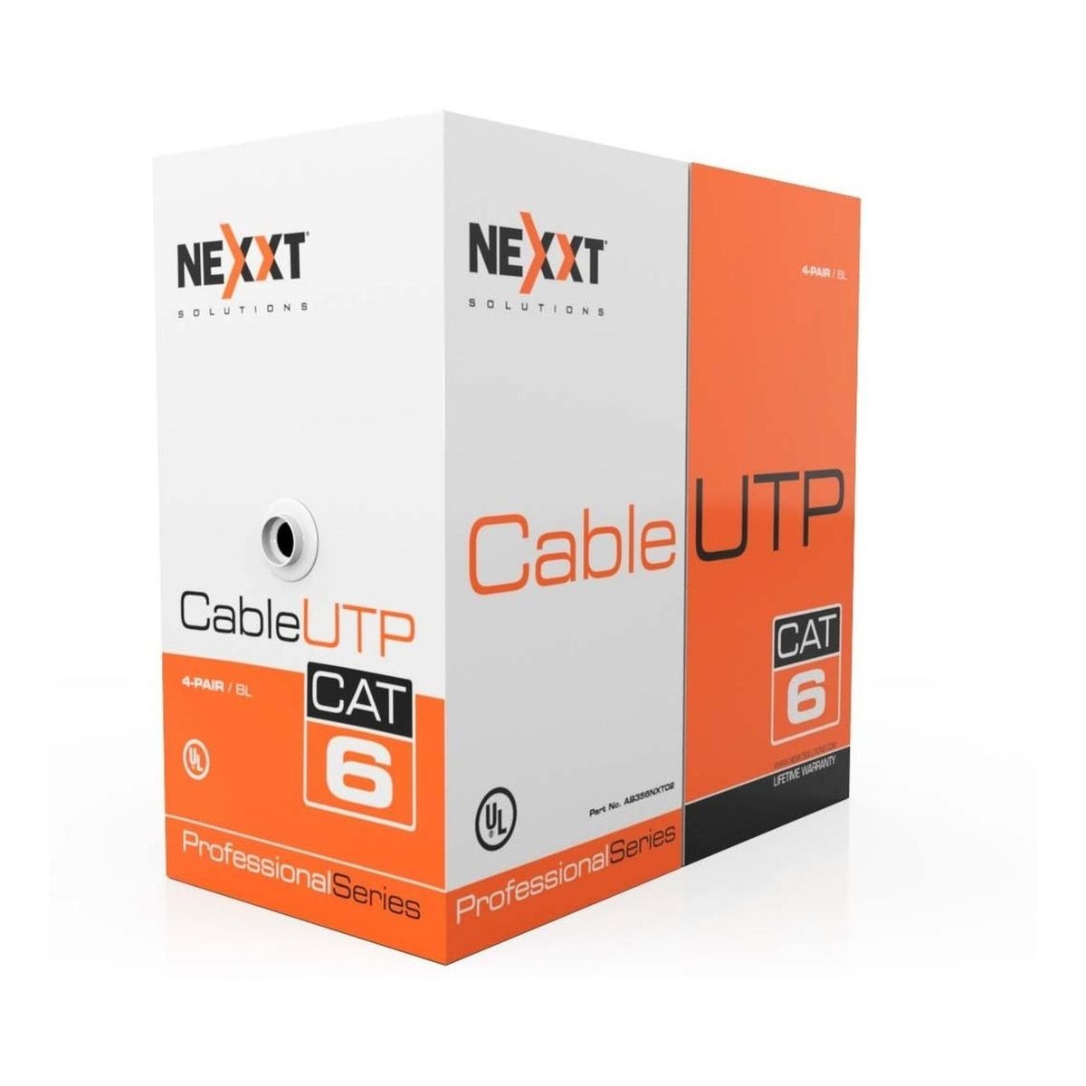 NEXXT SOLUTIONS - Bobina De Cable Red Cat6 Certificado Nexxt Gris Ab356nxt01