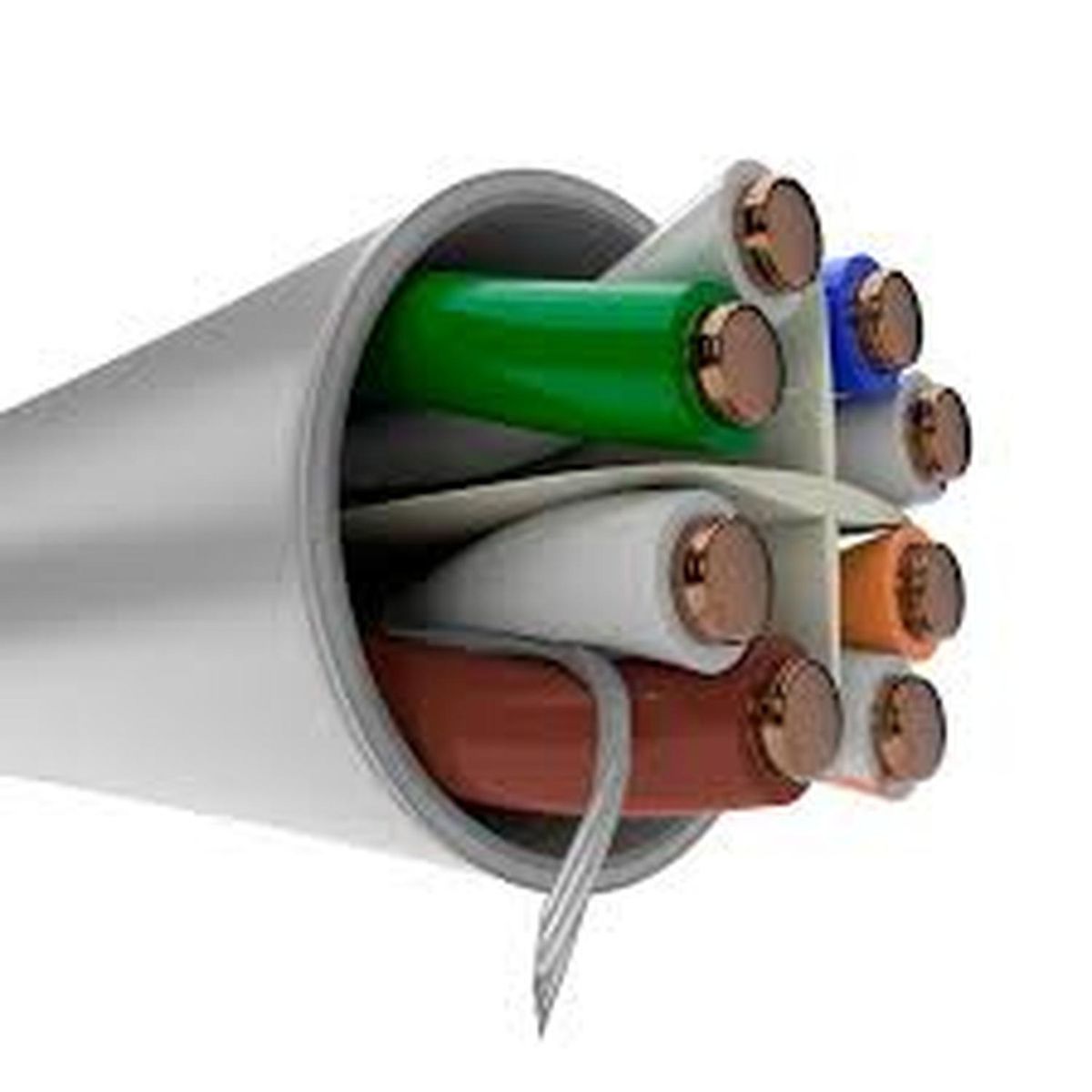 NEXXT SOLUTIONS - Bobina De Cable Red Cat6 Certificado Nexxt Gris Ab356nxt01