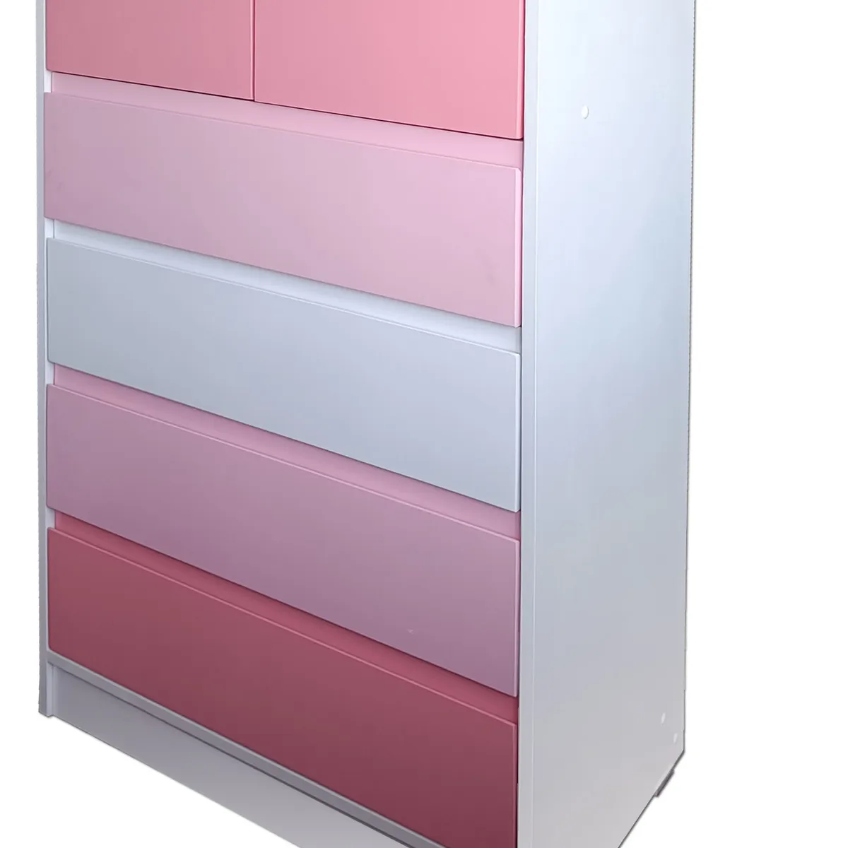 DECORACION CREATIVA - Cajonera 6 C Rosado Minimal