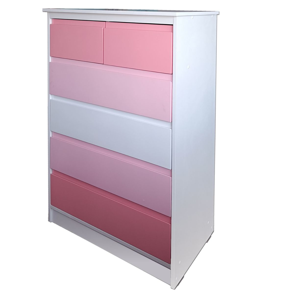 DECORACION CREATIVA - Cajonera 6 C Rosado Minimal