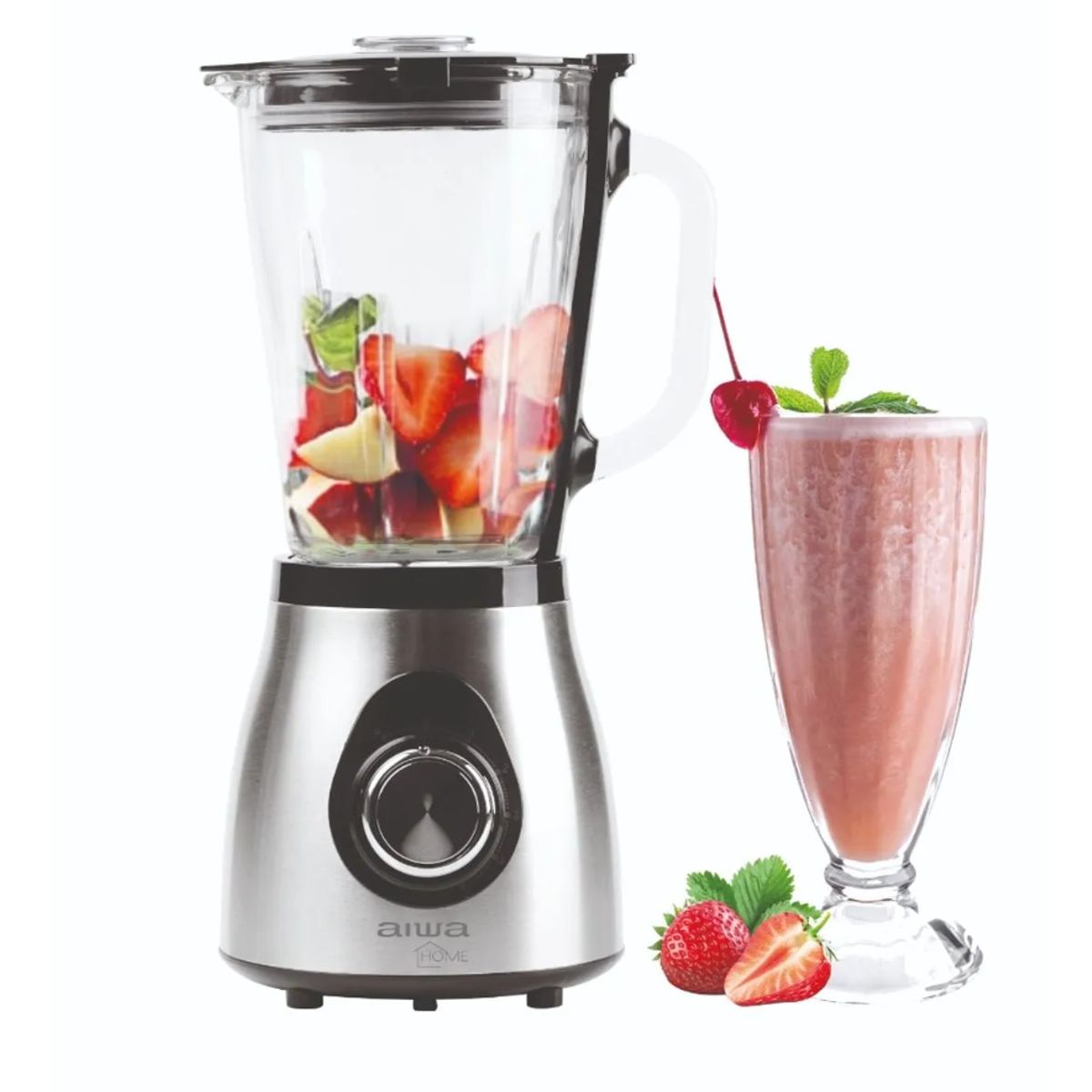 AIWA - Licuadora De Pie Aiwa Acero Inoxidable 15l 500w