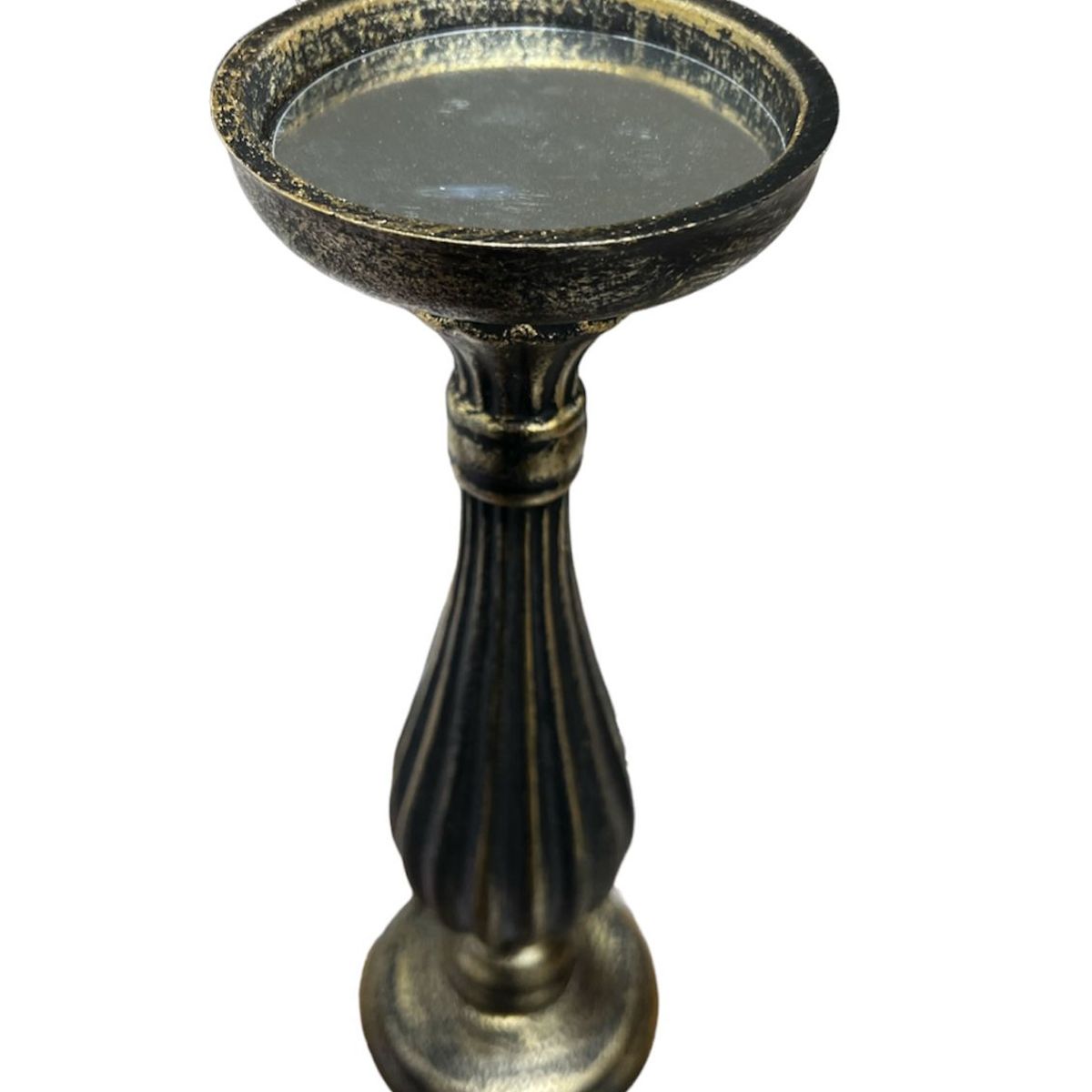 GENERICO - Porta Vela Candelabro Decorativo Clasico Rustico Madera 30cm