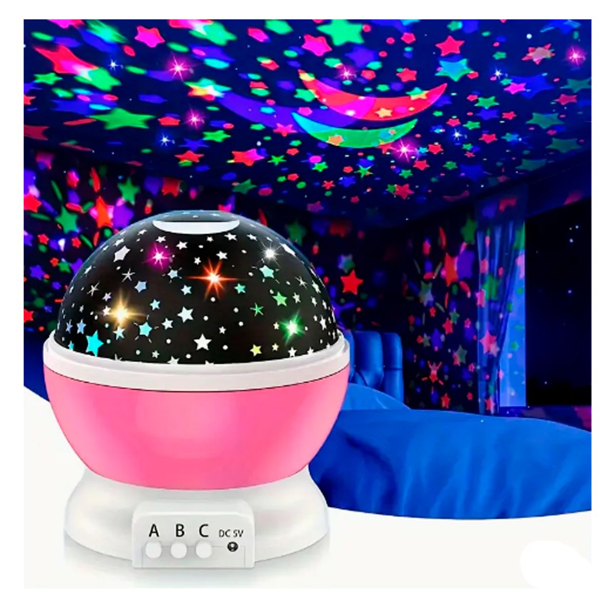 IRM - Proyector De Estrellas Espantacuco Rosa