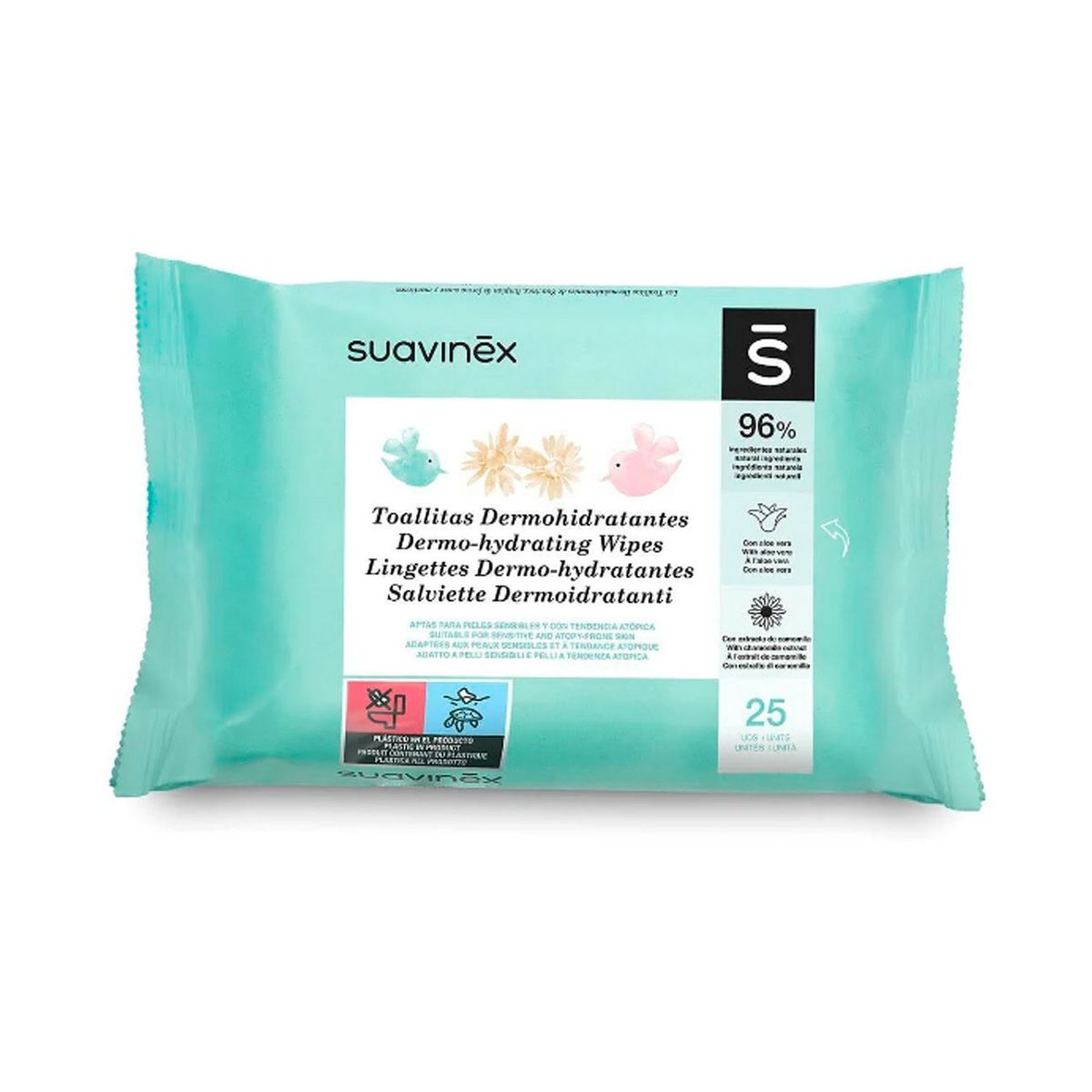 SUAVINEX - TOALLAS HÚMEDAS SUAVINEX 25 UNIDADES