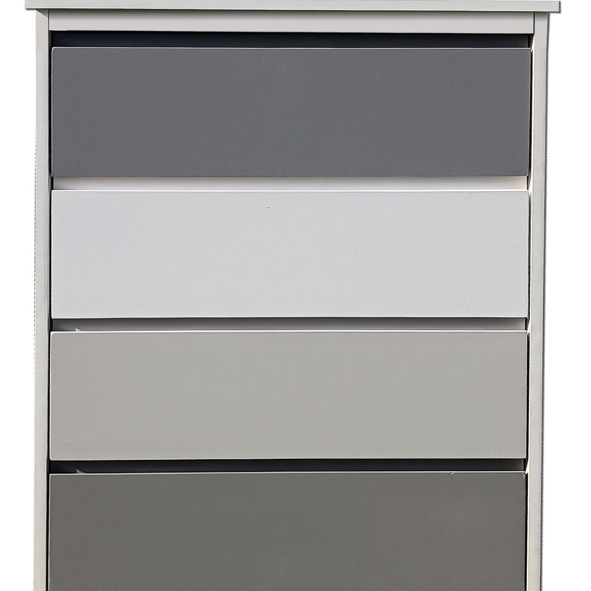 DECORACION CREATIVA - Cajonera 4 C Grafito Gris Minimal