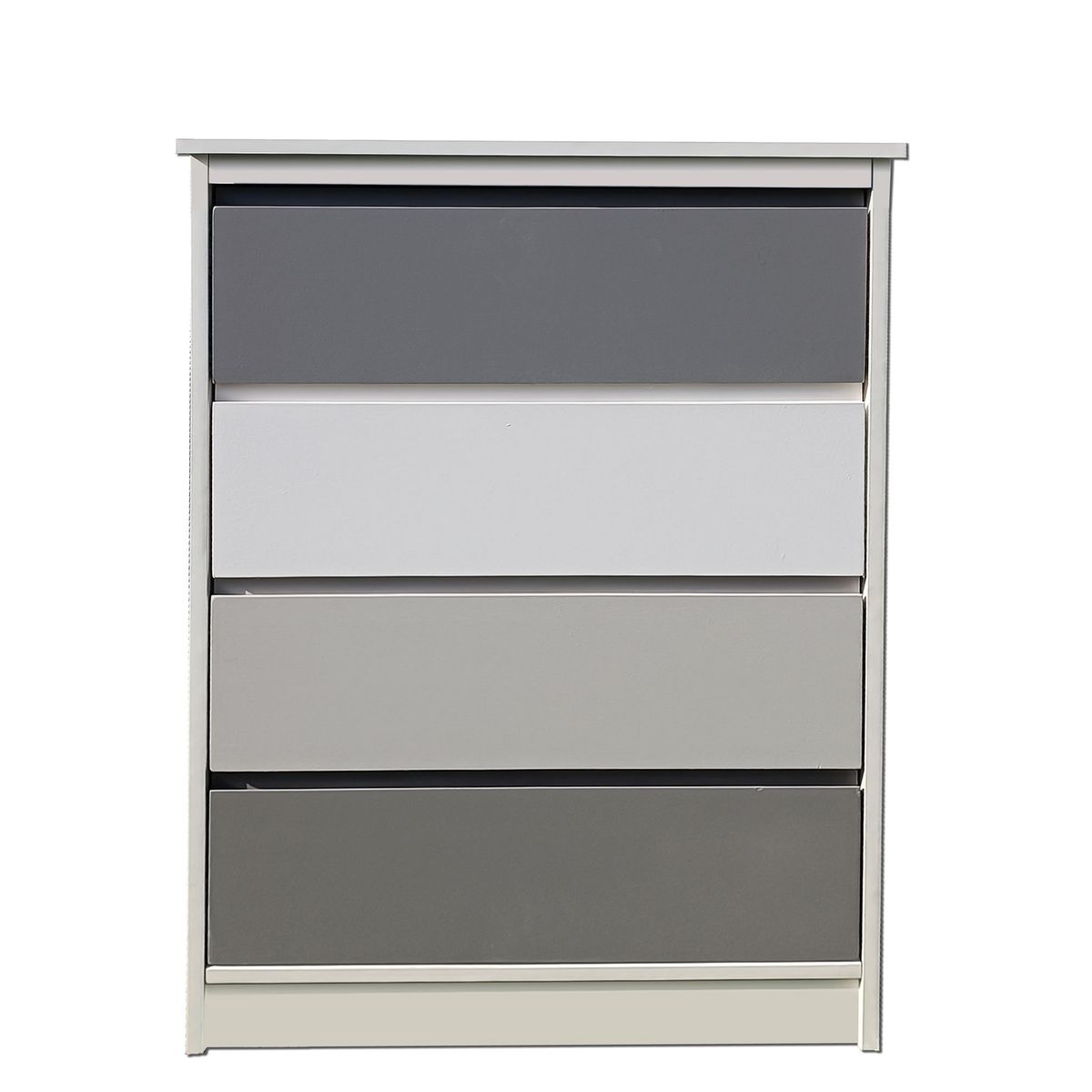 DECORACION CREATIVA - Cajonera 4 C Grafito Gris Minimal