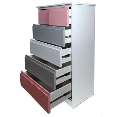 Imagen 2 del producto Cajonera 6 C Rosado Gris Minimal