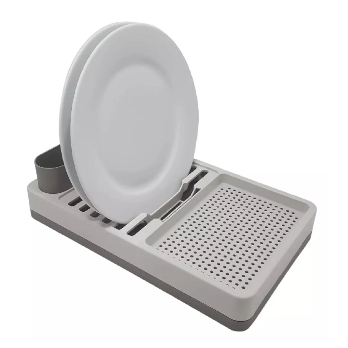 BRINOX - Escurridor De Platos Plástico Coza Flat Gris