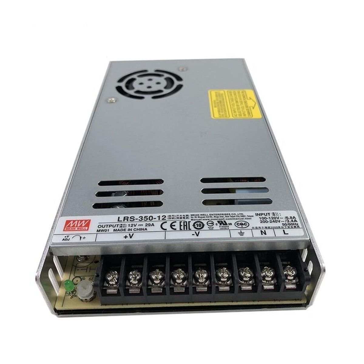 MCI - Fuente de Poder Chasis 12V 29A 350W - Mean Well LRS-350-12