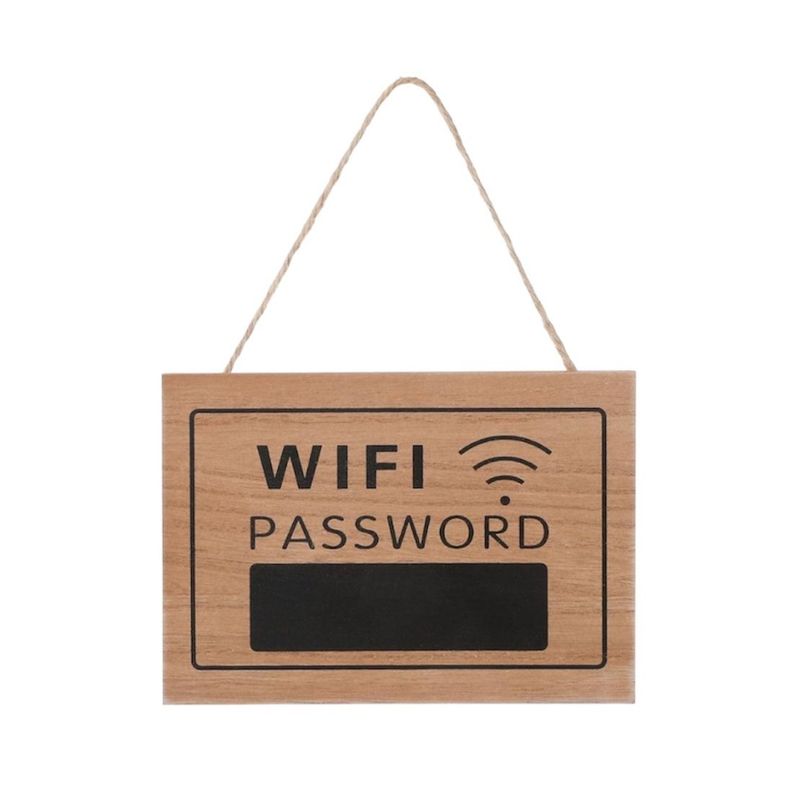 OEM - Letrero Pizarra Wifi Letrero Decorativo Clave Wifi Hogar