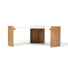 THE POPULAR DESIGN - MESA CENTRO DE MADERA LINA