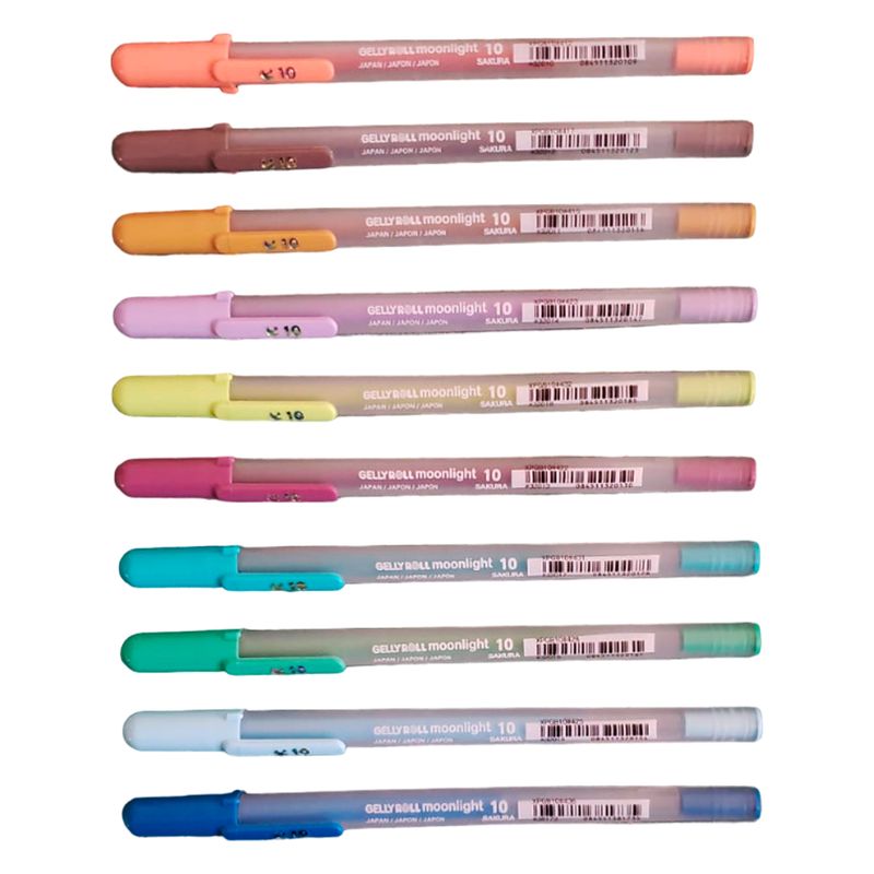 SAKURA - Lapiz Gel Gelly Roll Sakura Moonlight 10 Col Earth