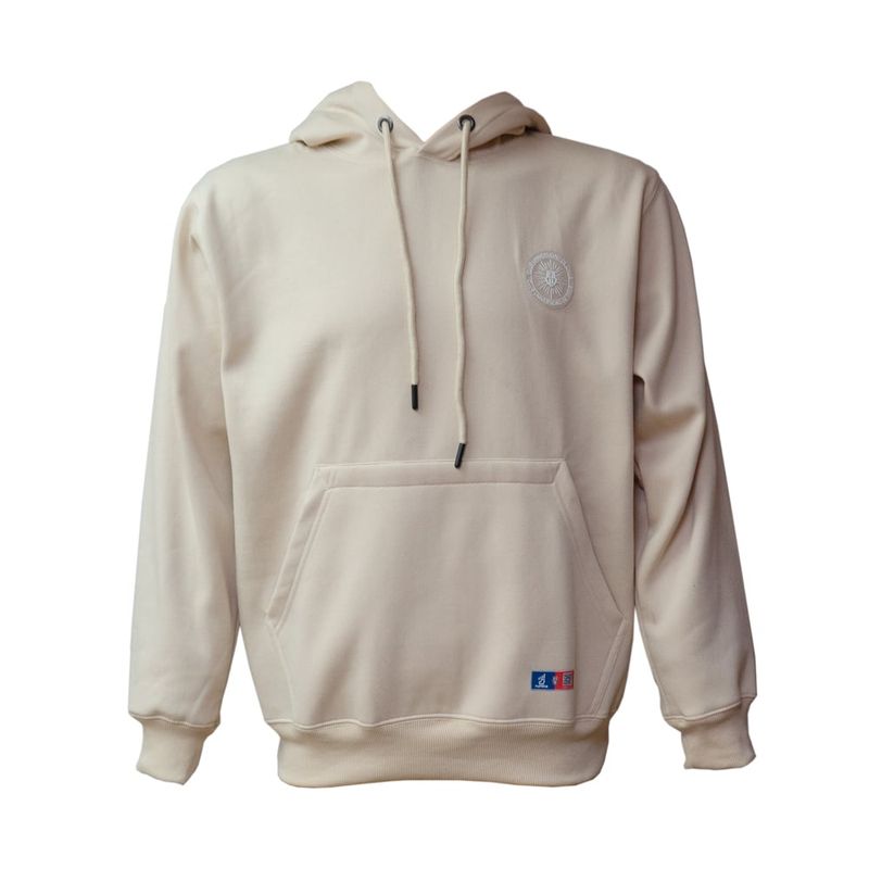 TUFANS - POLERÓN U DE CHILE BEIGE PARCHE DE GOMA