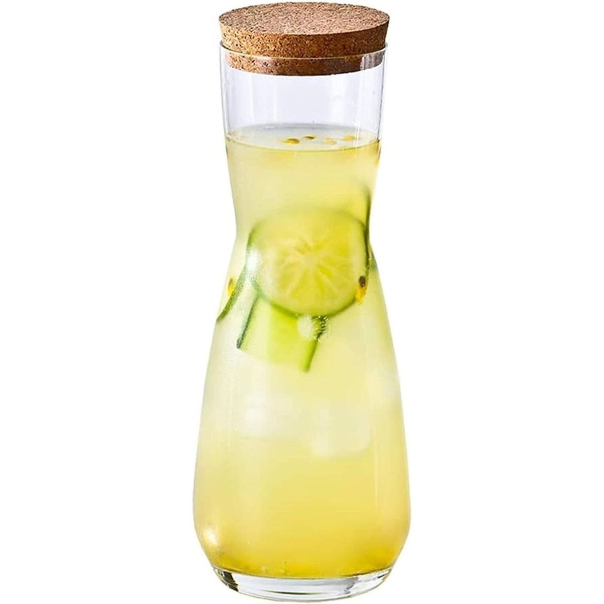 LIBBEY - Jarra De Vidrio Decantador Vino Tapa Corcho 700ml