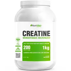 NUTRIVITAL - Creatina Monohidratada 1 Kg 200 Servicios
