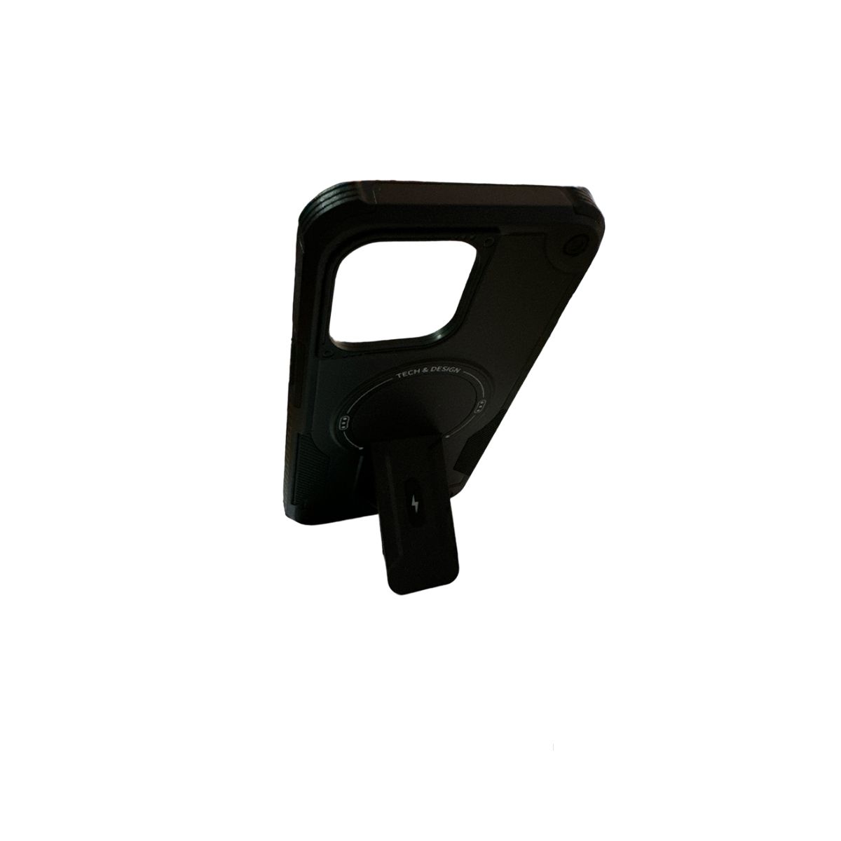 JOIGO - Carcasa Tipo Armor Magsafe Para iPhone 15 Negro.