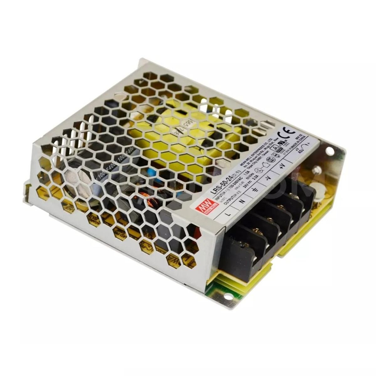 MCI - Fuente de Poder Panel 24VDC 52.8W 2.2A - Mean Well LRS-50-24