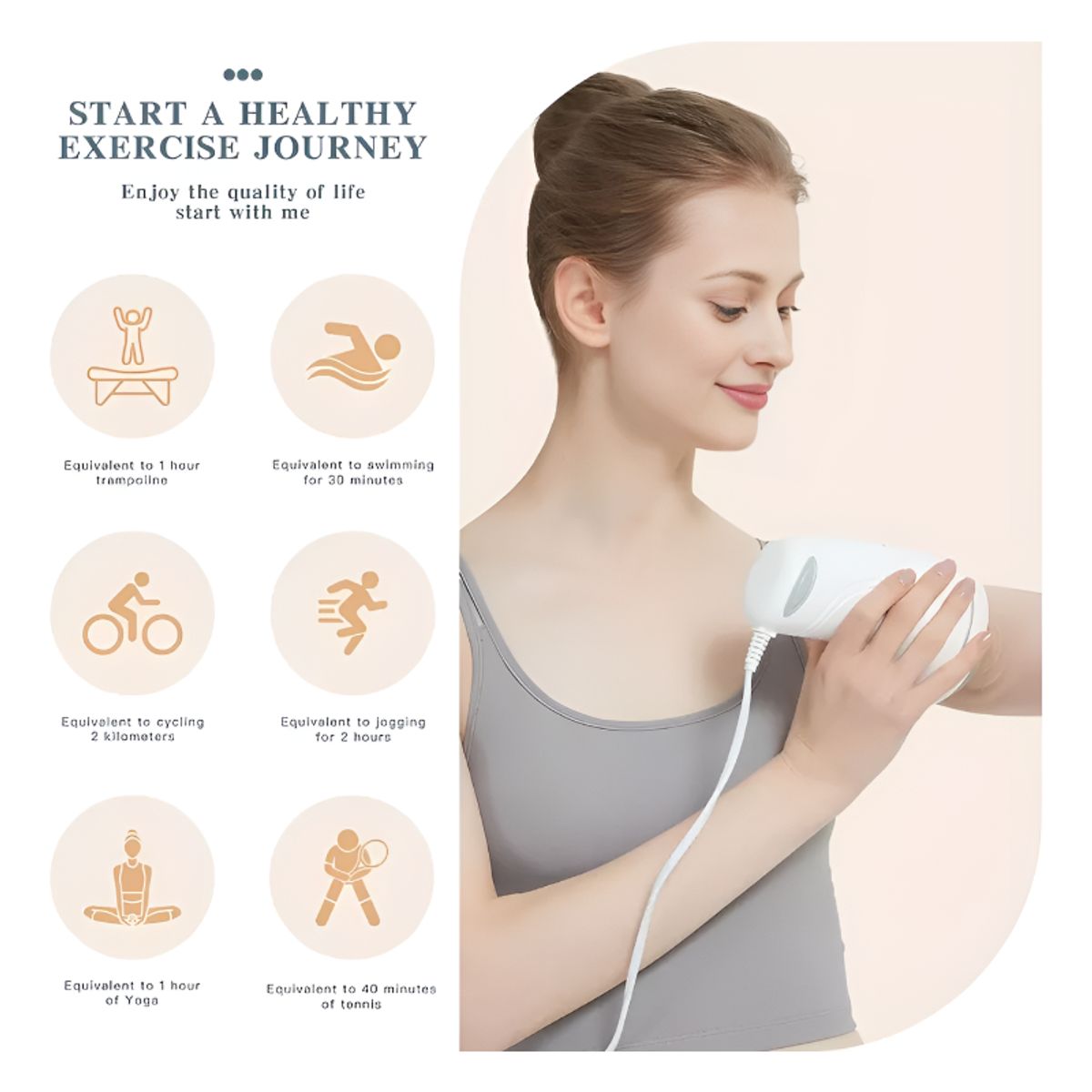 GENERICO - Masajeador Anticelulitis 8 En 1 Removedor Celulitis Corporal