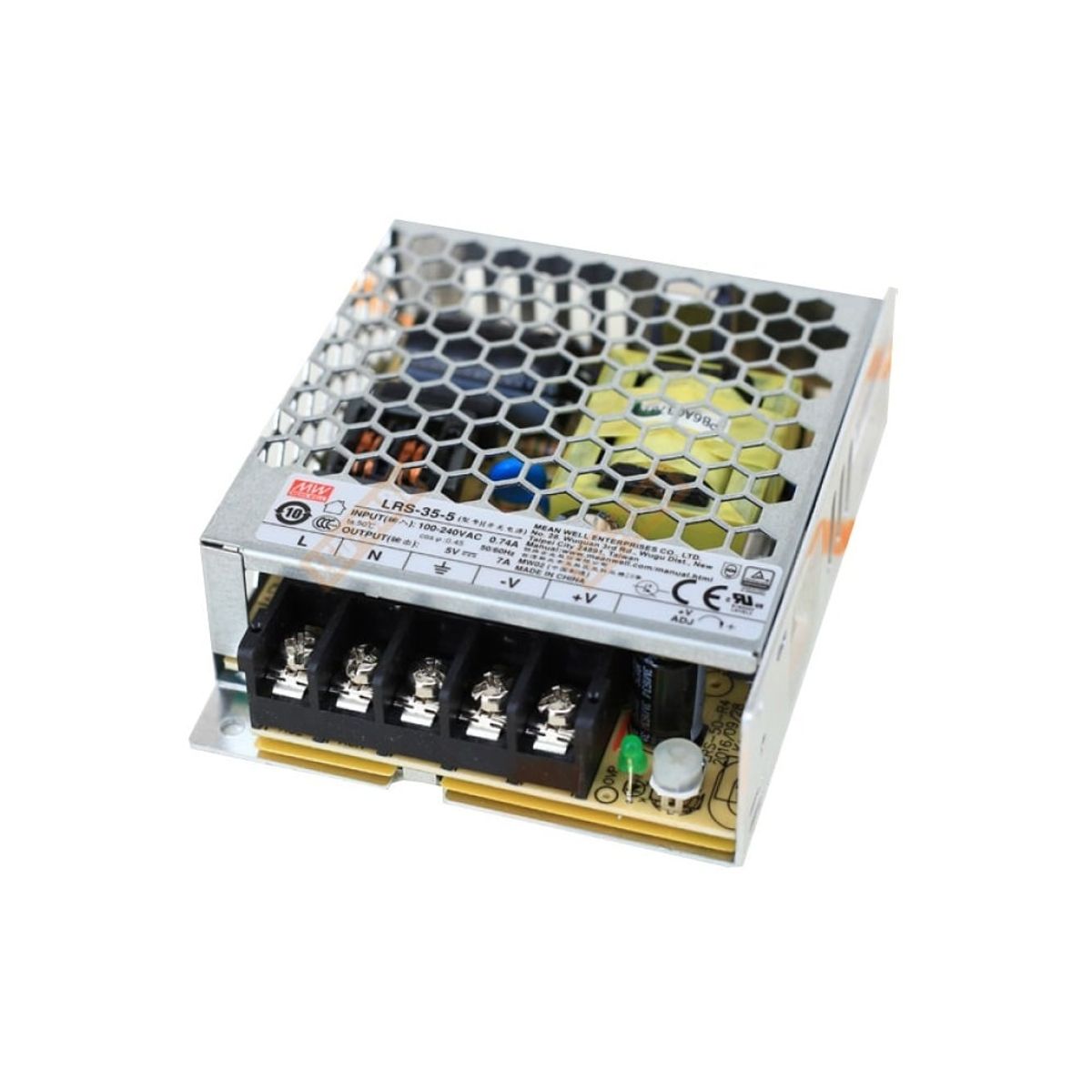 MCI - Fuente de Poder Panel 5VDC 35W 7A - Mean Well LRS-35-5