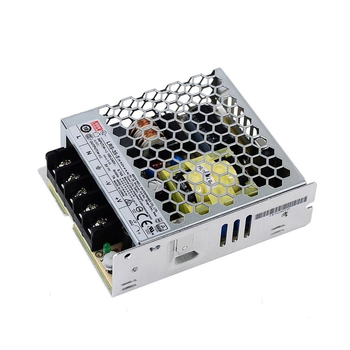 MCI - Fuente de Poder Panel 5VDC 35W 7A - Mean Well LRS-35-5